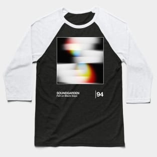 Soundgarden / Minimalist Style Graphic Design Baseball T-Shirt